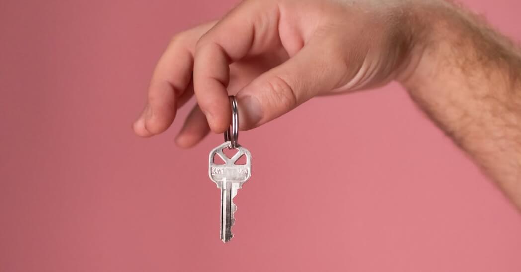 Person Holding a Key